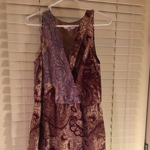 Tibi Dress Size 8 Flowy Multi Patterned